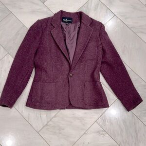 Ralph Lauren Purple Wool Blazer size 12